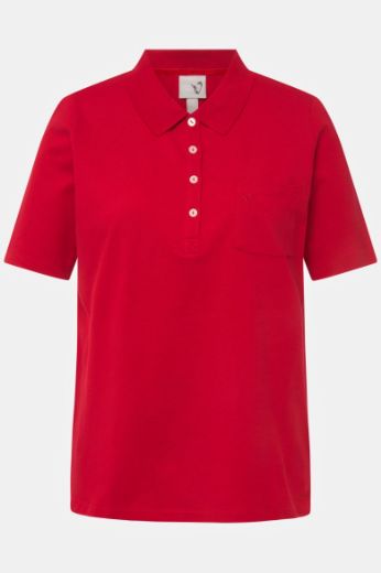 Moda za polnejše Majica Polo kratkih rukava plus velikost, xxl, Ulla Popken in Johann Popken (JP1880)