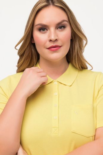 Moda za polnejše Majica Polo kratkih rukava plus velikost, xxl, Ulla Popken in Johann Popken (JP1880)