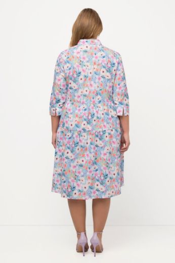 Moda za polnejše Haljina 3/4 rukava A kroja plus velikost, xxl, Ulla Popken in Johann Popken (JP1880)