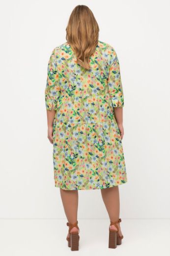 Moda za polnejše Haljina 3/4 rukava A kroja plus velikost, xxl, Ulla Popken in Johann Popken (JP1880)