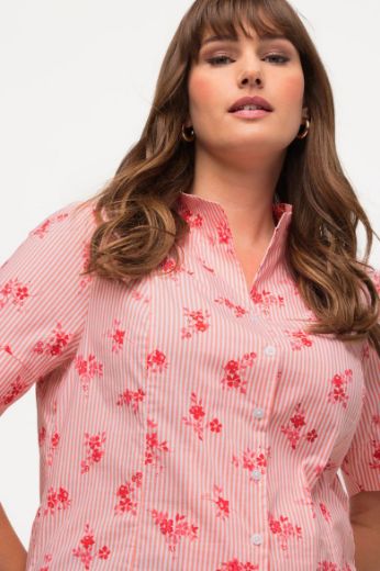 Moda za polnejše Bluza polu rukava cvjetnog uzorka plus velikost, xxl, Ulla Popken in Johann Popken (JP1880)