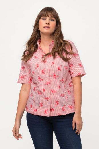Moda za polnejše Bluza polu rukava cvjetnog uzorka plus velikost, xxl, Ulla Popken in Johann Popken (JP1880)