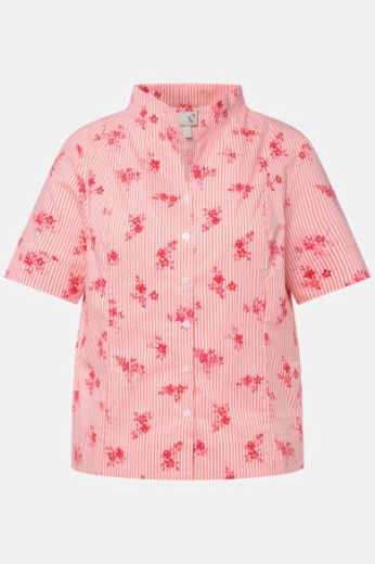 Moda za polnejše Bluza polu rukava cvjetnog uzorka plus velikost, xxl, Ulla Popken in Johann Popken (JP1880)