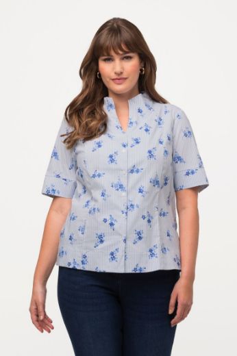 Moda za polnejše Bluza polu rukava cvjetnog uzorka plus velikost, xxl, Ulla Popken in Johann Popken (JP1880)