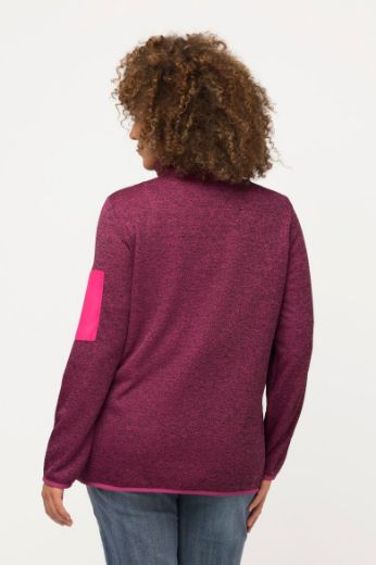 Moda za polnejše Majica dugih rukava s patentnim zatvaračem plus velikost, xxl, Ulla Popken in Johann Popken (JP1880)