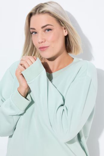 Moda za polnejše Majica dugih rukava s izrezom na leđima plus velikost, xxl, Ulla Popken in Johann Popken (JP1880)