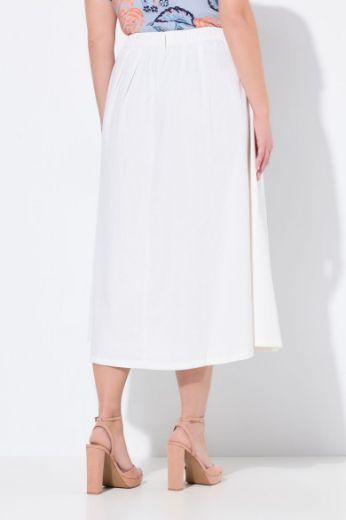 Moda za polnejše Suknja traper duži model na kopčanje plus velikost, xxl, Ulla Popken in Johann Popken (JP1880)