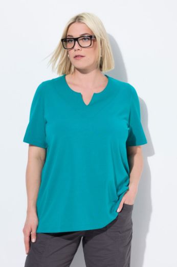 Moda za polnejše Majica A kroj V ovratnik plus velikost, xxl, Ulla Popken in Johann Popken (JP1880)
