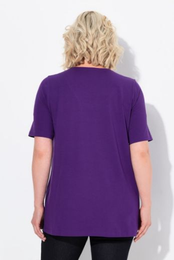 Moda za polnejše Majica A kroj V ovratnik plus velikost, xxl, Ulla Popken in Johann Popken (JP1880)