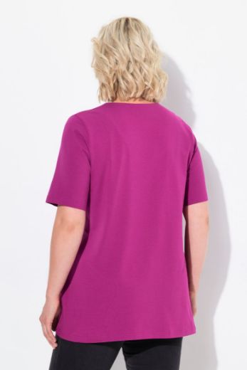Moda za polnejše Majica A kroj V ovratnik plus velikost, xxl, Ulla Popken in Johann Popken (JP1880)