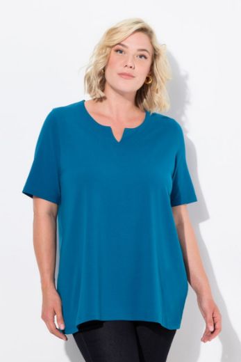Moda za polnejše Majica A kroj V ovratnik plus velikost, xxl, Ulla Popken in Johann Popken (JP1880)