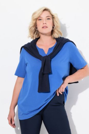 Moda za polnejše Majica A kroj V ovratnik plus velikost, xxl, Ulla Popken in Johann Popken (JP1880)