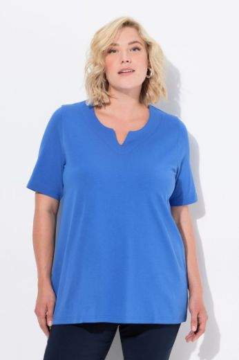 Moda za polnejše Majica A kroj V ovratnik plus velikost, xxl, Ulla Popken in Johann Popken (JP1880)