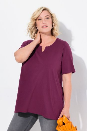 Moda za polnejše Majica A kroj V ovratnik plus velikost, xxl, Ulla Popken in Johann Popken (JP1880)