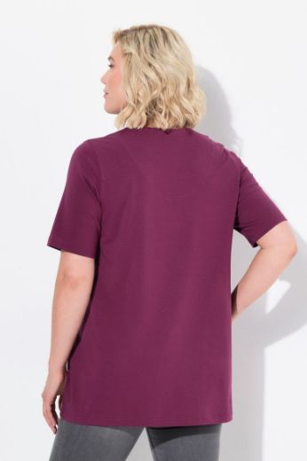 Moda za polnejše Majica A kroj V ovratnik plus velikost, xxl, Ulla Popken in Johann Popken (JP1880)