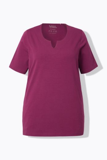 Moda za polnejše Majica A kroj V ovratnik plus velikost, xxl, Ulla Popken in Johann Popken (JP1880)