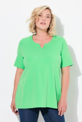 Moda za polnejše Majica A kroj V ovratnik plus velikost, xxl, Ulla Popken in Johann Popken (JP1880)