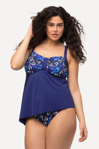 Moda za polnejše Kupaći kostim Tankini plus velikost, xxl, Ulla Popken in Johann Popken (JP1880)