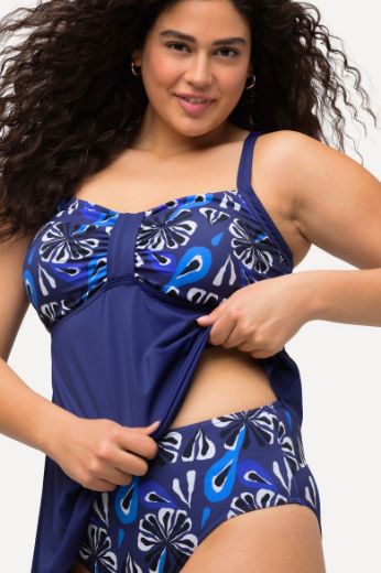 Moda za polnejše Kupaći kostim Tankini plus velikost, xxl, Ulla Popken in Johann Popken (JP1880)