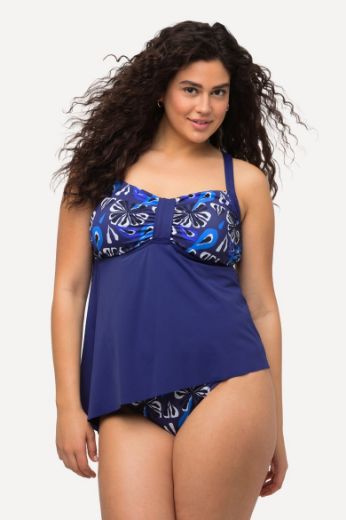 Moda za polnejše Kupaći kostim Tankini plus velikost, xxl, Ulla Popken in Johann Popken (JP1880)
