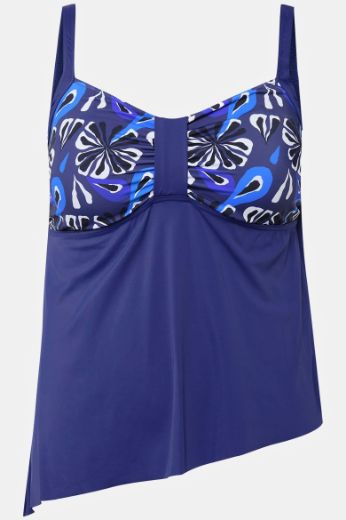 Moda za polnejše Kupaći kostim Tankini plus velikost, xxl, Ulla Popken in Johann Popken (JP1880)