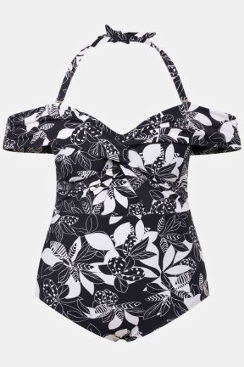 Moda za polnejše Kupaći kostim jednodijelni mekih košarica plus velikost, xxl, Ulla Popken in Johann Popken (JP1880)