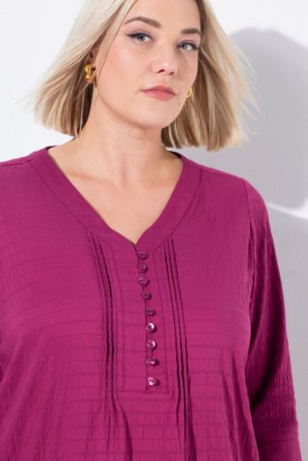 Moda za polnejše Bluza 3/4 rukavi plus velikost, xxl, Ulla Popken in Johann Popken (JP1880)