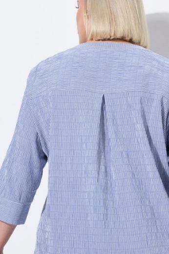 Moda za polnejše Bluza 3/4 rukavi s gumbićima plus velikost, xxl, Ulla Popken in Johann Popken (JP1880)