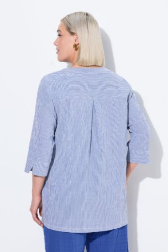 Moda za polnejše Bluza 3/4 rukavi s gumbićima plus velikost, xxl, Ulla Popken in Johann Popken (JP1880)