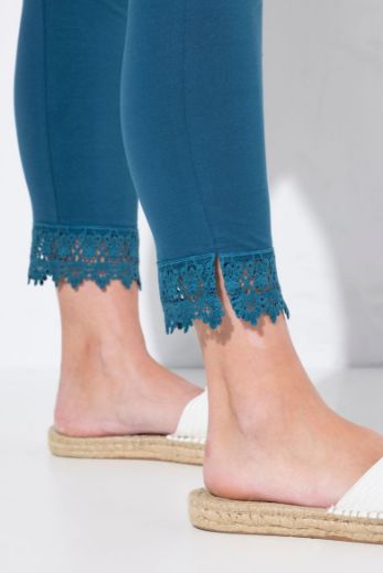 Moda za polnejše Tajice s čipkom plus velikost, xxl, Ulla Popken in Johann Popken (JP1880)