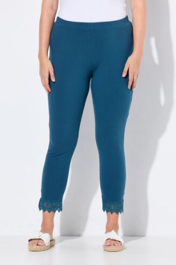 Moda za polnejše Tajice s čipkom plus velikost, xxl, Ulla Popken in Johann Popken (JP1880)