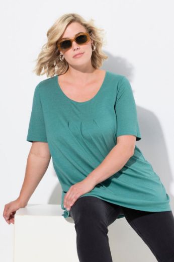 Moda za polnejše Majica s naborima duži model plus velikost, xxl, Ulla Popken in Johann Popken (JP1880)