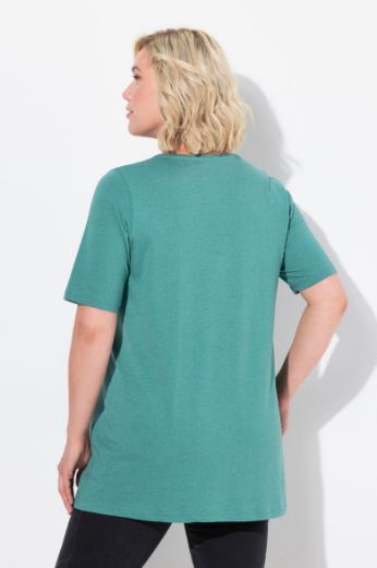 Moda za polnejše Majica s naborima duži model plus velikost, xxl, Ulla Popken in Johann Popken (JP1880)
