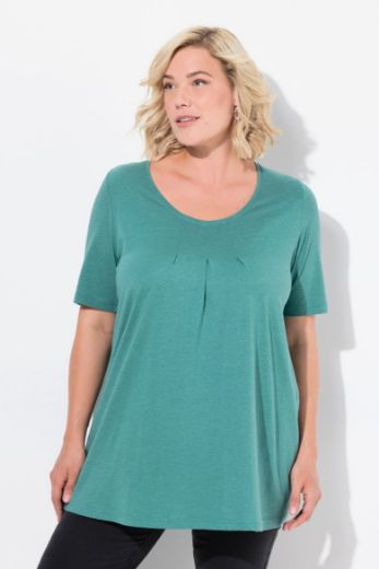 Moda za polnejše Majica s naborima duži model plus velikost, xxl, Ulla Popken in Johann Popken (JP1880)