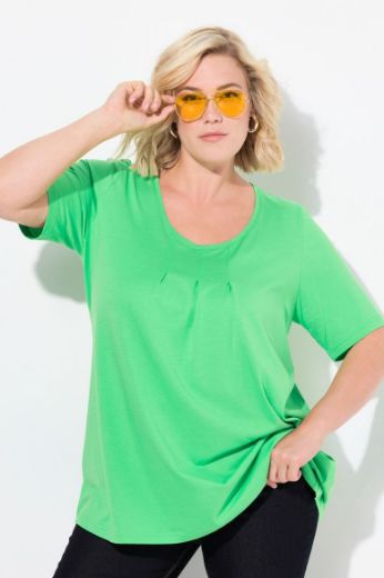 Moda za polnejše Majica s naborima duži model plus velikost, xxl, Ulla Popken in Johann Popken (JP1880)