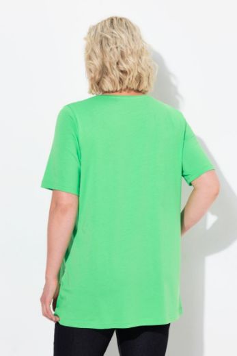 Moda za polnejše Majica s naborima duži model plus velikost, xxl, Ulla Popken in Johann Popken (JP1880)