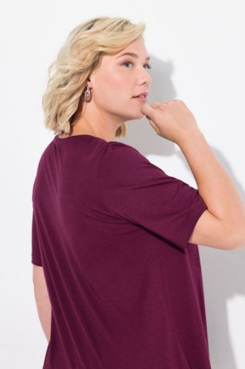 Moda za polnejše Majica s naborima duži model plus velikost, xxl, Ulla Popken in Johann Popken (JP1880)