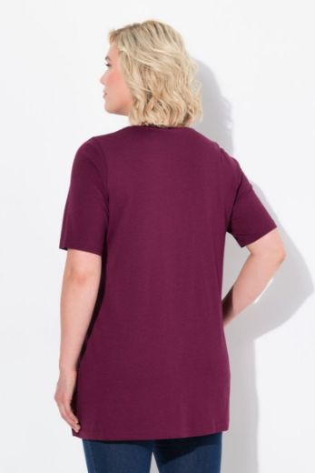 Moda za polnejše Majica s naborima duži model plus velikost, xxl, Ulla Popken in Johann Popken (JP1880)