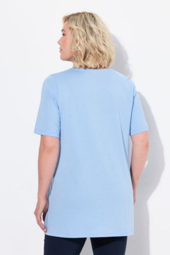 Moda za polnejše Majica s naborima duži model plus velikost, xxl, Ulla Popken in Johann Popken (JP1880)
