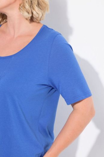 Moda za polnejše Majica s naborima duži model plus velikost, xxl, Ulla Popken in Johann Popken (JP1880)