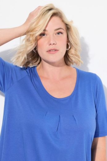 Moda za polnejše Majica s naborima duži model plus velikost, xxl, Ulla Popken in Johann Popken (JP1880)