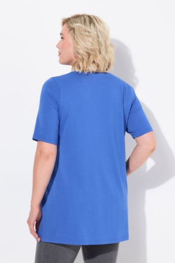 Moda za polnejše Majica s naborima duži model plus velikost, xxl, Ulla Popken in Johann Popken (JP1880)