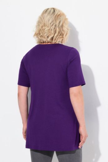 Moda za polnejše Majica s naborima duži model plus velikost, xxl, Ulla Popken in Johann Popken (JP1880)