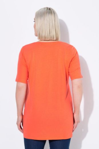 Moda za polnejše Majica s naborima duži model plus velikost, xxl, Ulla Popken in Johann Popken (JP1880)