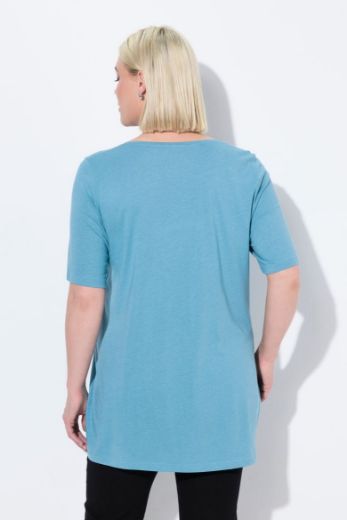 Moda za polnejše Majica s naborima duži model plus velikost, xxl, Ulla Popken in Johann Popken (JP1880)