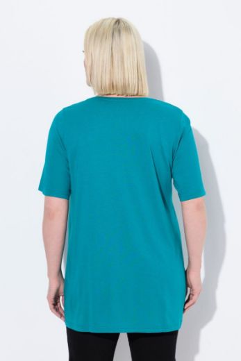 Moda za polnejše Majica s naborima duži model plus velikost, xxl, Ulla Popken in Johann Popken (JP1880)