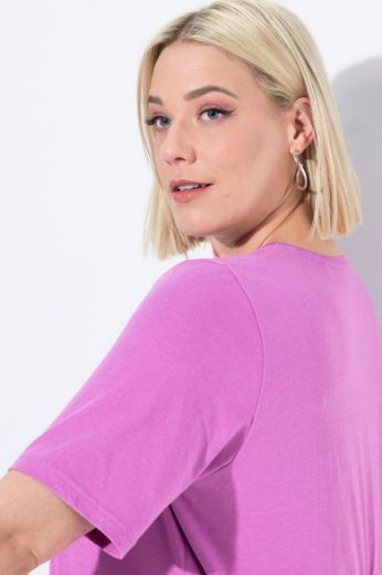 Moda za polnejše Majica s naborima duži model plus velikost, xxl, Ulla Popken in Johann Popken (JP1880)