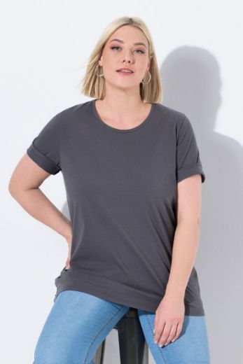 Moda za polnejše Majica A kroj V ovratnik plus velikost, xxl, Ulla Popken in Johann Popken (JP1880)