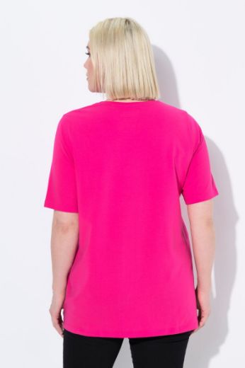 Moda za polnejše Majica A kroj V ovratnik plus velikost, xxl, Ulla Popken in Johann Popken (JP1880)