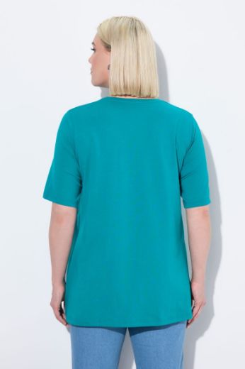 Moda za polnejše Majica A kroj V ovratnik plus velikost, xxl, Ulla Popken in Johann Popken (JP1880)